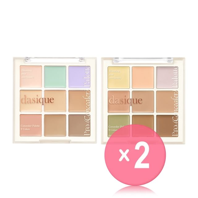dasique-Pro Concealer Palette - 2 Types 2pcs Bundle Set