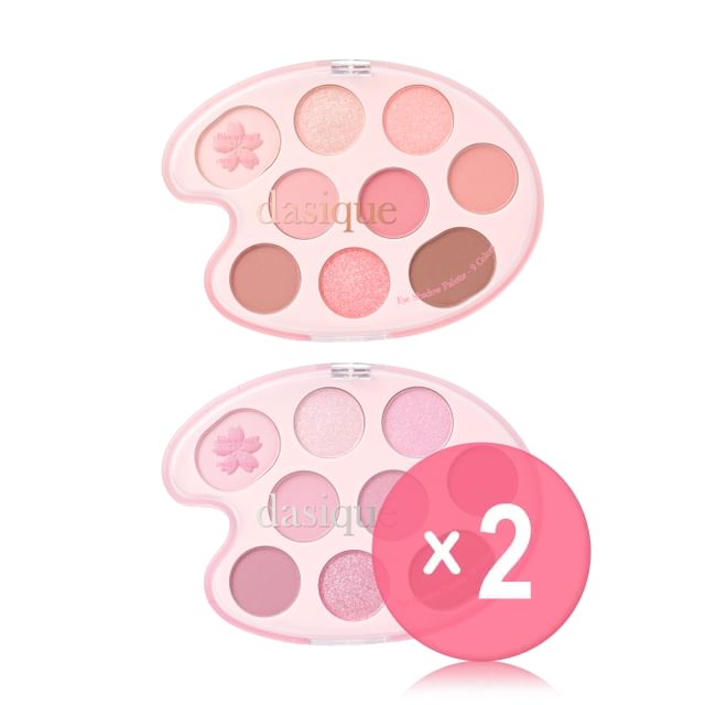 dasique-Shadow Palette Pink Blossom Collection - 2 Types 2pcs Bundle Set