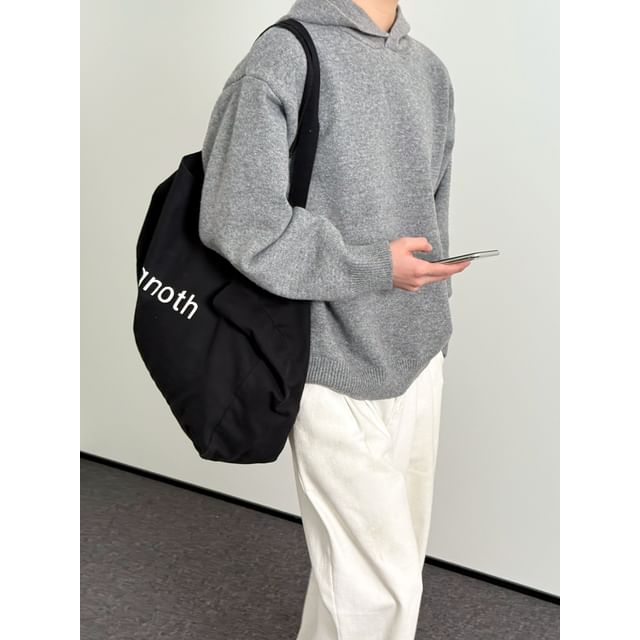 DAZO Studios-Melange Knit Hoodie