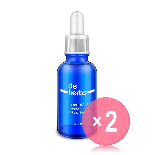 de herbs-Hyaluronic Acid ActifWhite Locksas Serum 2pcs Bundle Set