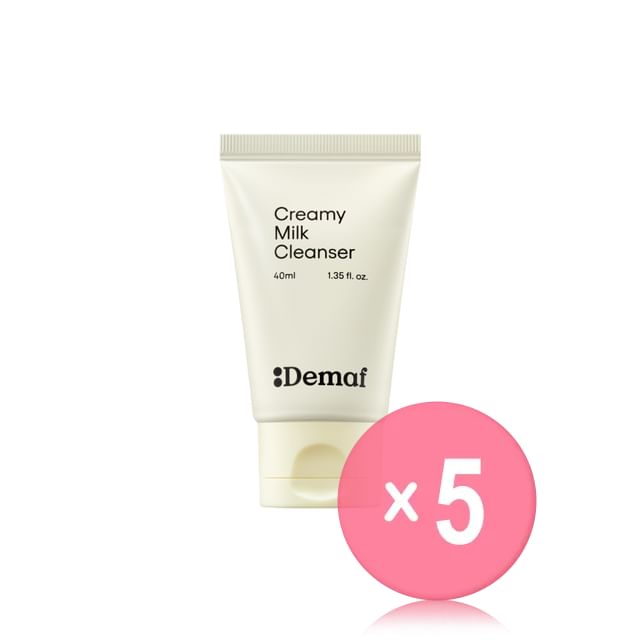 De-maf-Creamy Milk Cleanser Mini 5pcs Bundle Set