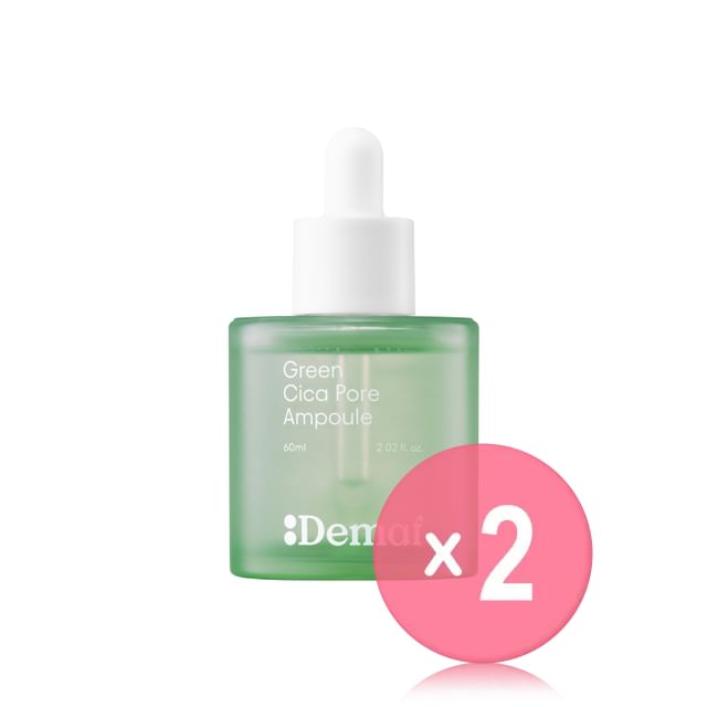 De-maf-Greem Cica Pore Ampoule 2pcs Bundle Set
