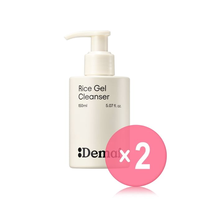 De-maf-Rice Gel Cleanser 2pcs Bundle Set