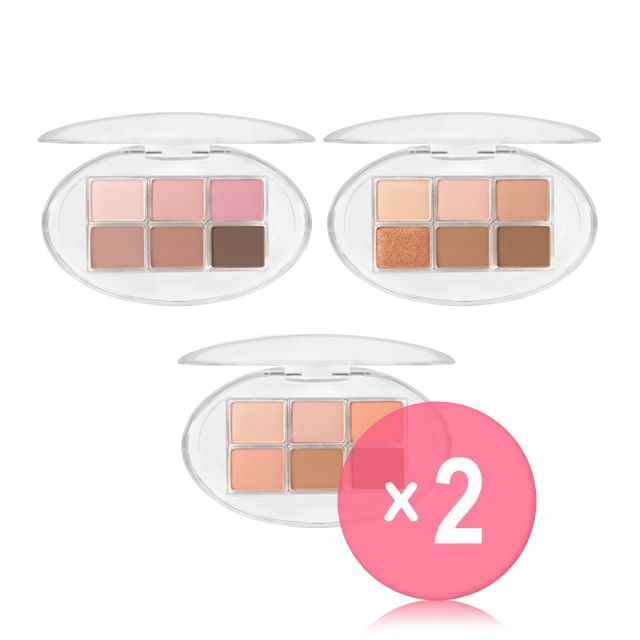 Dear-A-Perfect Match Eyeshadow Palette - 3 Types 2pcs Bundle Set