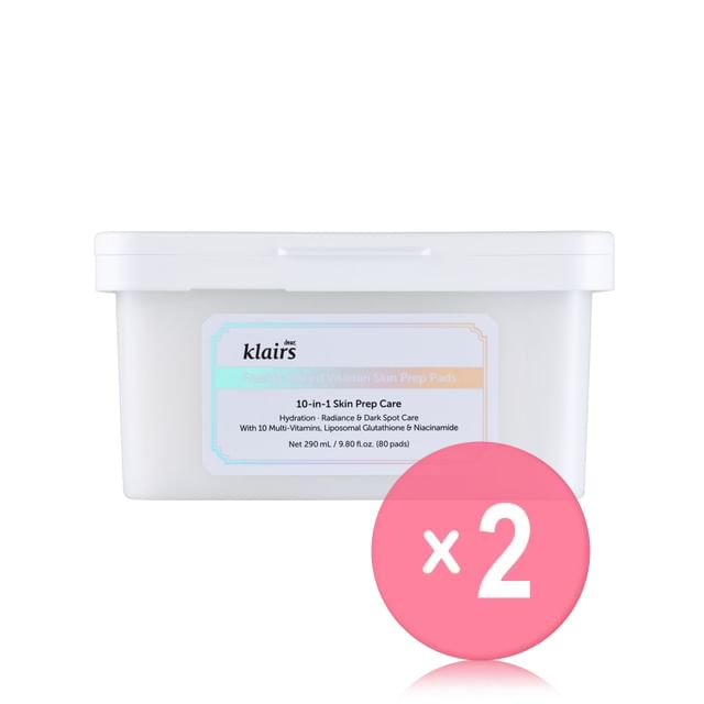 Dear- Klairs-Freshly Juiced Vitamin Skin Prep Pads 2pcs Bundle Set