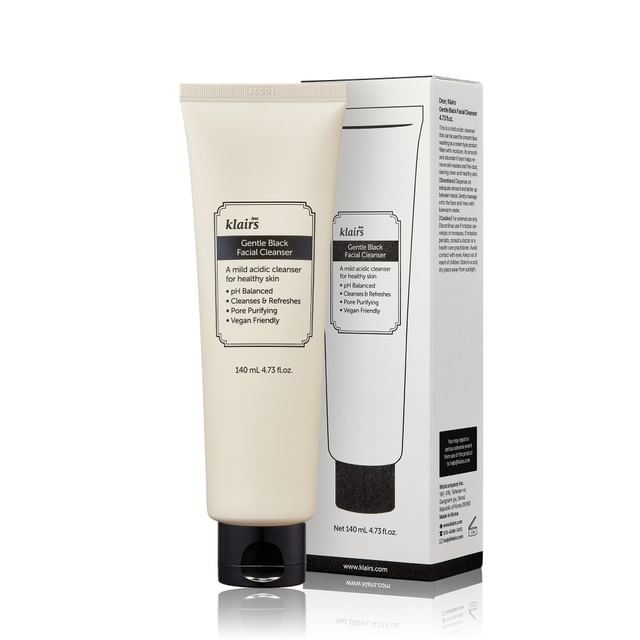 Dear- Klairs-Delikatny czarny płyn do mycia twarzy-140 Ml