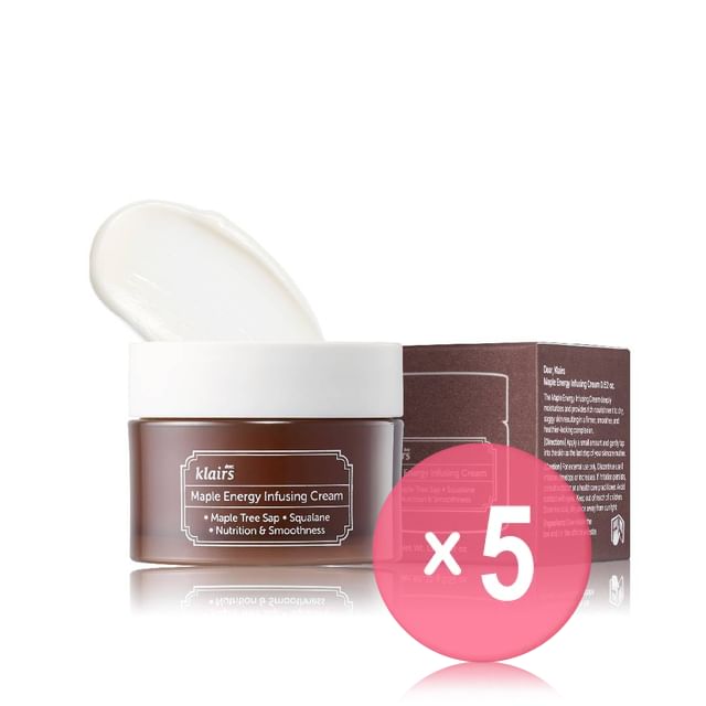 Dear- Klairs-Maple Energy Infusing Cream Mini 5pcs Bundle Set
