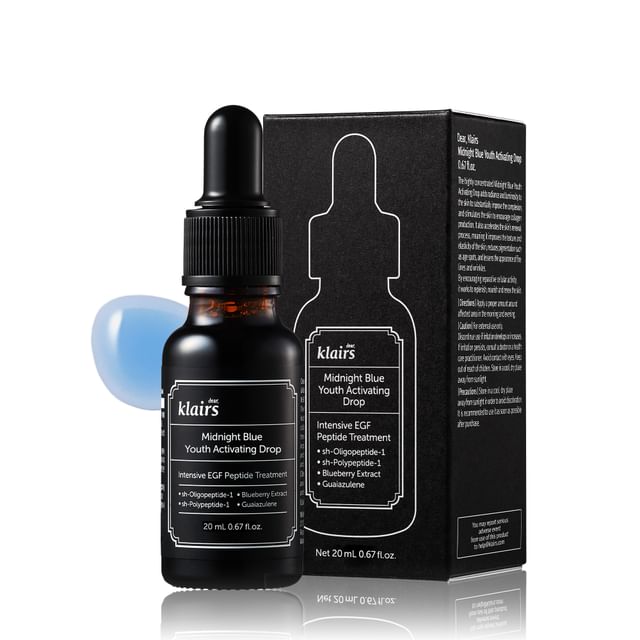 Dear- Klairs-Midnight Blue Youth Activating Drop - Sérum anti-âge