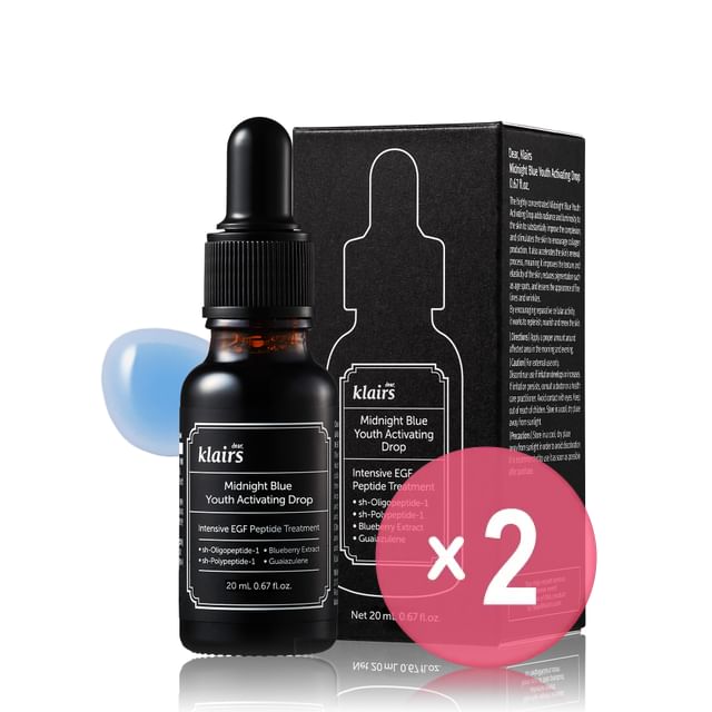 Dear- Klairs-Midnight Blue Youth Activating Drop 2pcs Bundle Set