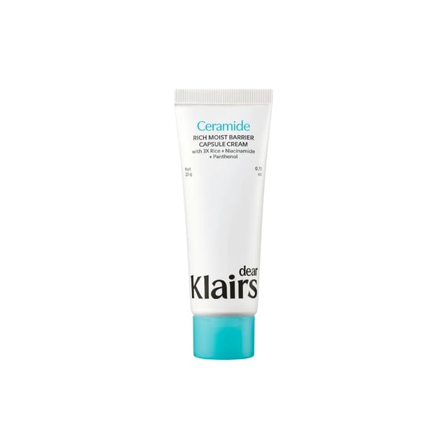 Dear- Klairs-Rich Moist Barrier Capsule Cream Mini - Feuchtigkeitscreme Mini-Größe