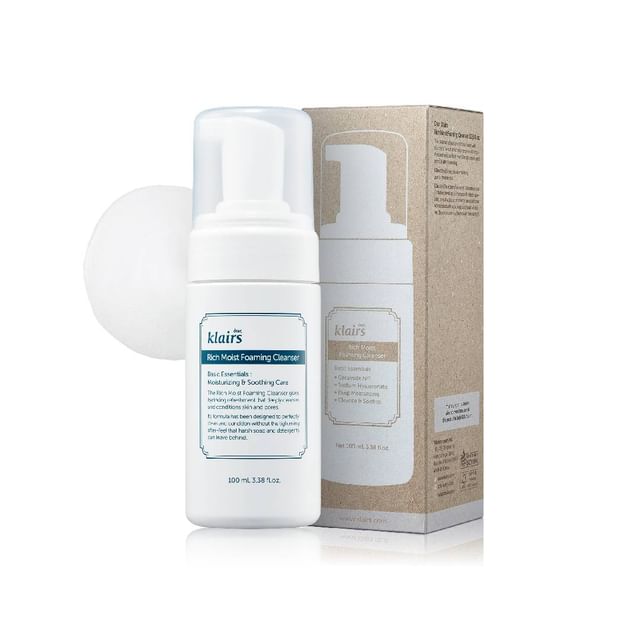 Dear- Klairs-Rich Moist Foaming Cleanser Renewal - Mousse Detergente