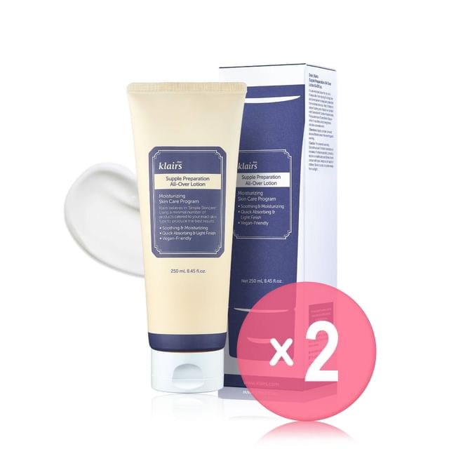 Dear- Klairs-Supple Preparation All-Over Lotion 2pcs Bundle Set