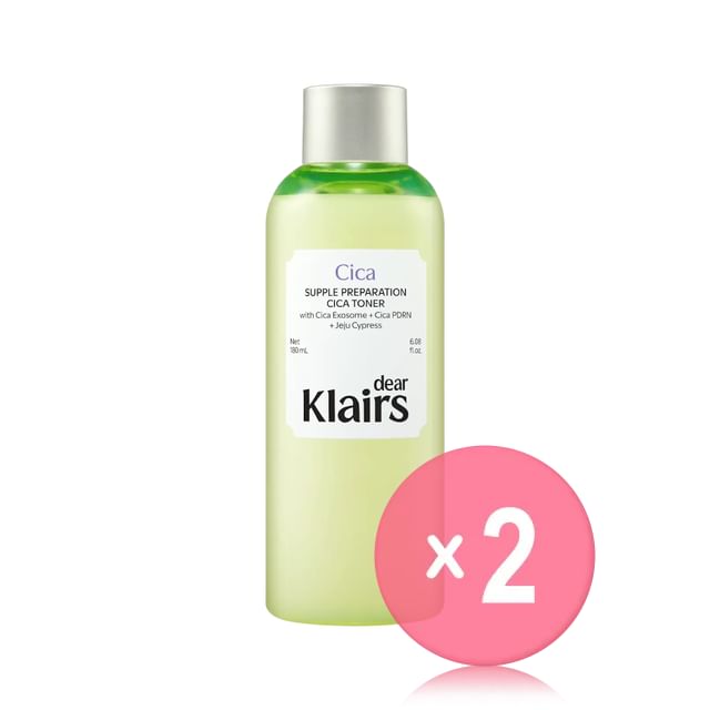 Dear- Klairs-Supple Preparation Cica Toner 2pcs Bundle Set