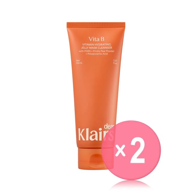 Dear- Klairs-Vitamin Hydrating Jelly Mask Cleanser 2pcs Bundle Set
