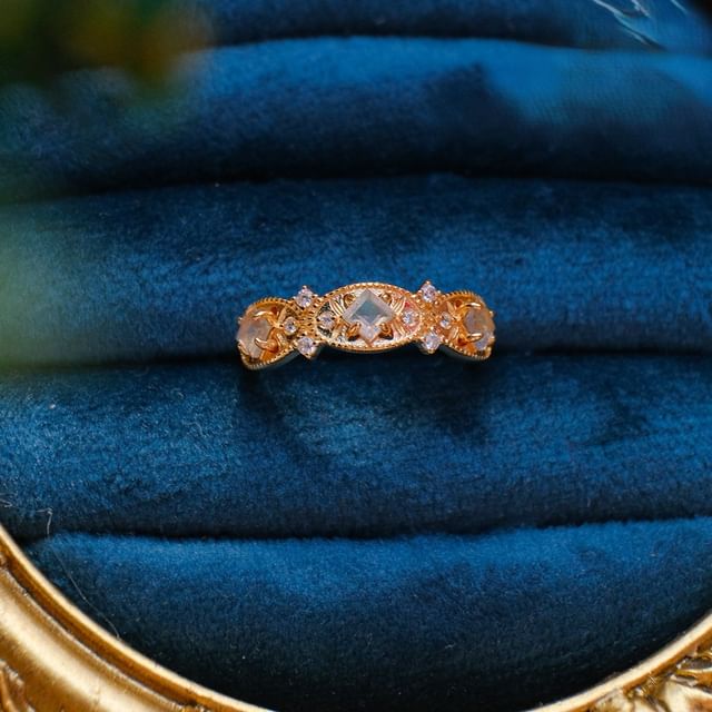 DECADES-Rhinestone S925 Sterling Silver Ring
