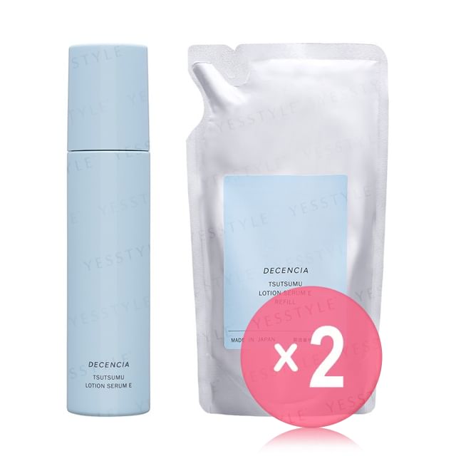 DECENCIA-Tsutsumu Lotion Serum E 2pcs Bundle Set