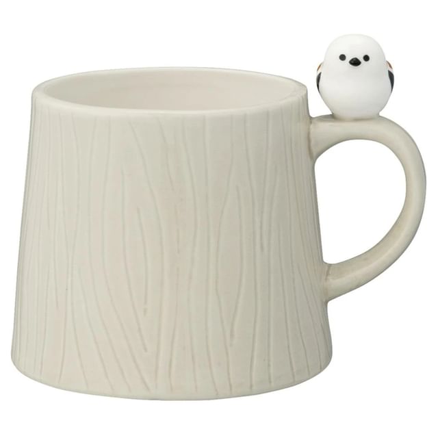 DECOLE CORPORATION-Bird Long-Tailed Tit Tree Stump Drinking Cup