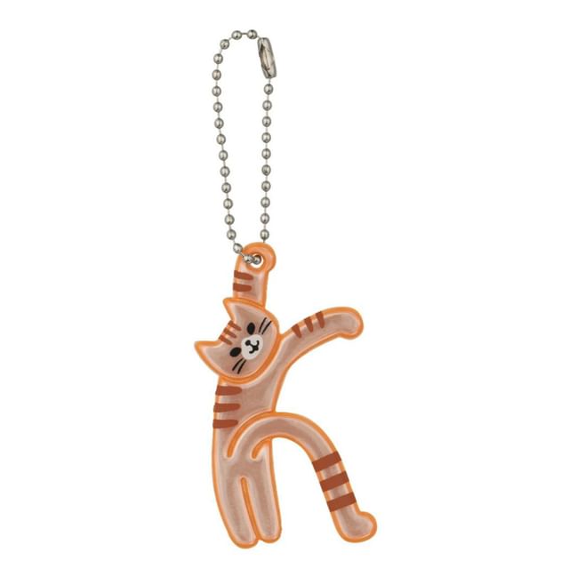 DECOLE CORPORATION-Cat Initial PVC Bag Charm K