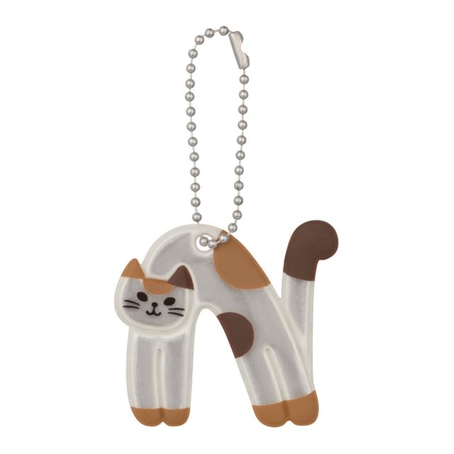 DECOLE CORPORATION-Cat Initial PVC Bag Charm N