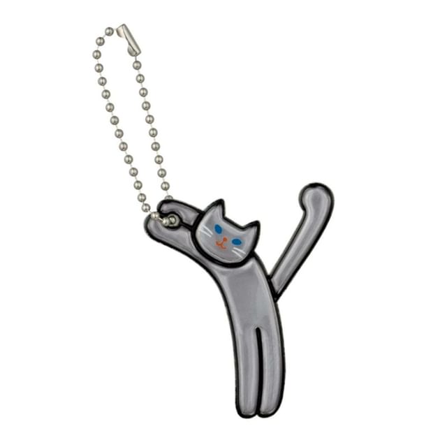 DECOLE CORPORATION-Cat Initial PVC Bag Charm Y