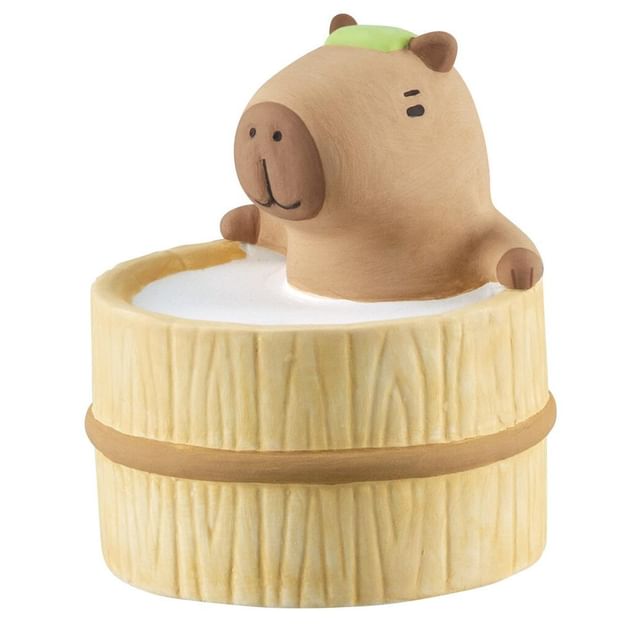 DECOLE CORPORATION-Cozy Ceramic Aroma Mascot Diffuser Capybara