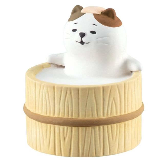 DECOLE CORPORATION-Cozy Ceramic Aroma Mascot Diffuser Cat