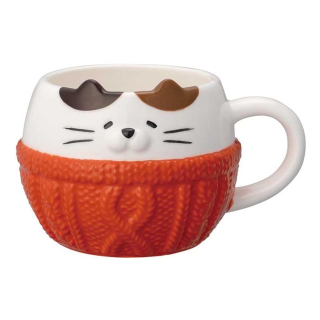DECOLE CORPORATION-Drinking Cup Calico Cat