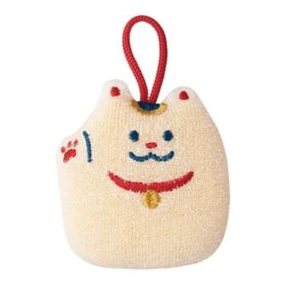 DECOLE CORPORATION-Sparkle Cleaning Sponge Beckoning Cat