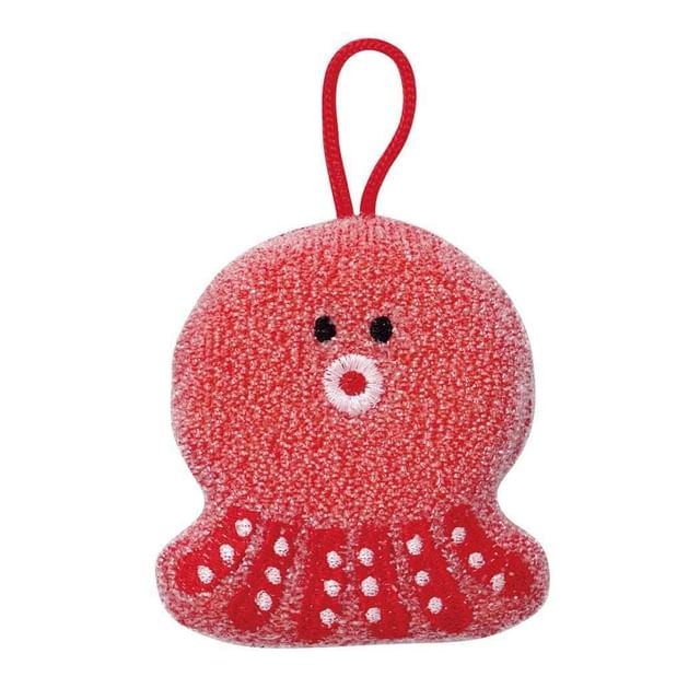 DECOLE CORPORATION-Sparkle Cleaning Sponge Octopus