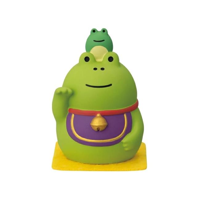 DECOLE CORPORATION-Stackable Beckoning Frog Tabletop Decor
