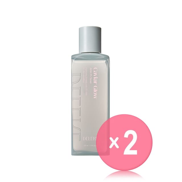 DELERE-Caviar Glow AHA 3 Toner 2pcs Bundle Set