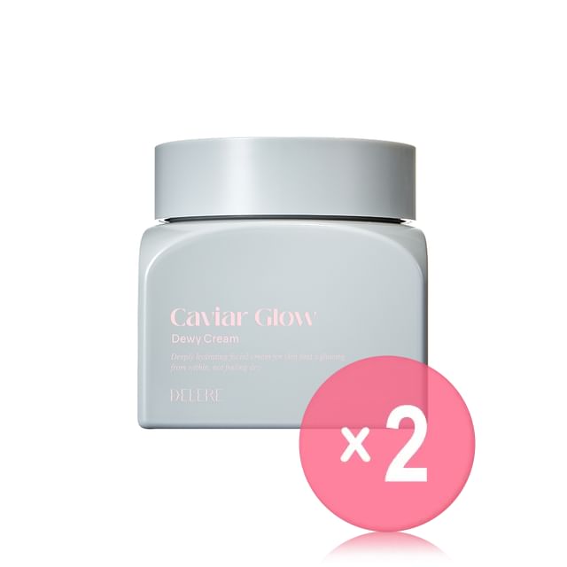 DELERE-Caviar Glow Dewy Cream 2pcs Bundle Set
