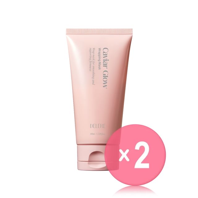 DELERE-Caviar Glow Wrapping Mask 2pcs Bundle Set