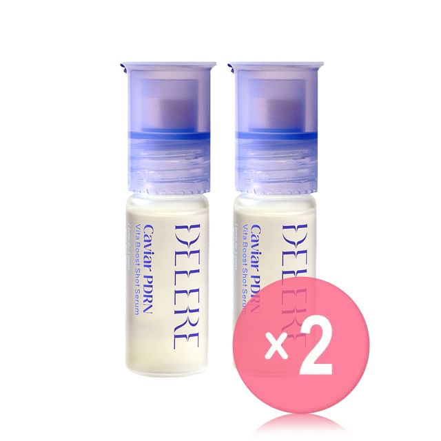 DELERE-Caviar PDRN Vita Boost Shot Serum Double Set 2pcs Bundle Set