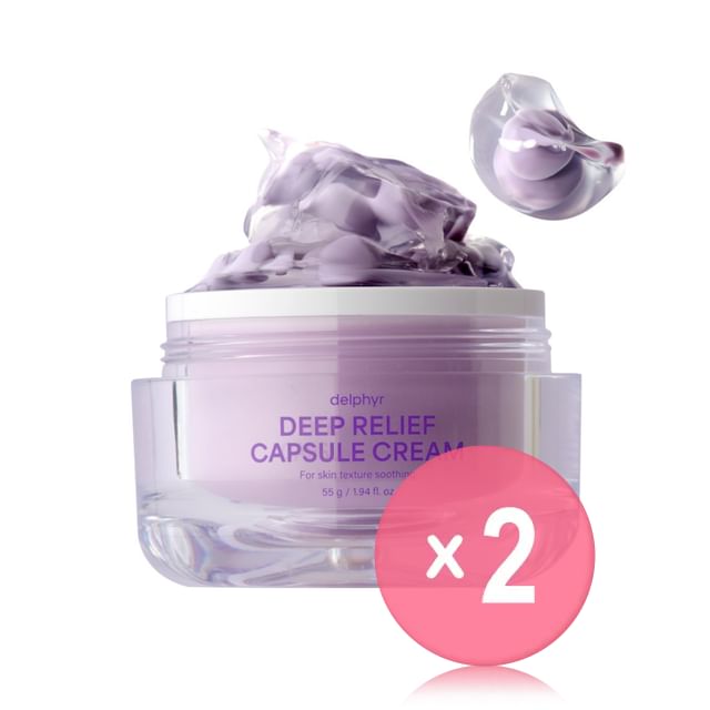 delphyr-Deep Relief Capsule Cream 2pcs Bundle Set