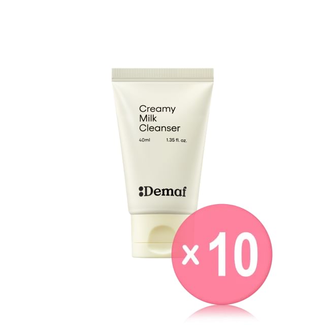 Demaf-Creamy Milk Cleanser Mini 10pcs Bundle Set