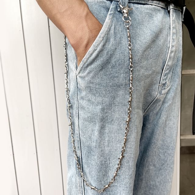 DenimDrip-Thorn Alloy Jeans Chain