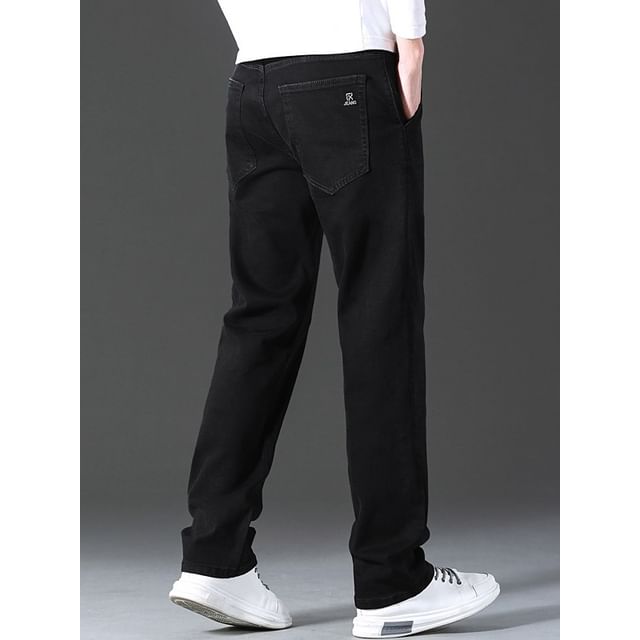 Denimic-Mid Rise Straight Leg Jeans Various Designs
