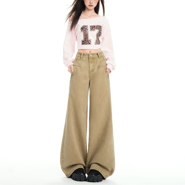 Denimot-High Waist Wide Leg Jeans Various Designs