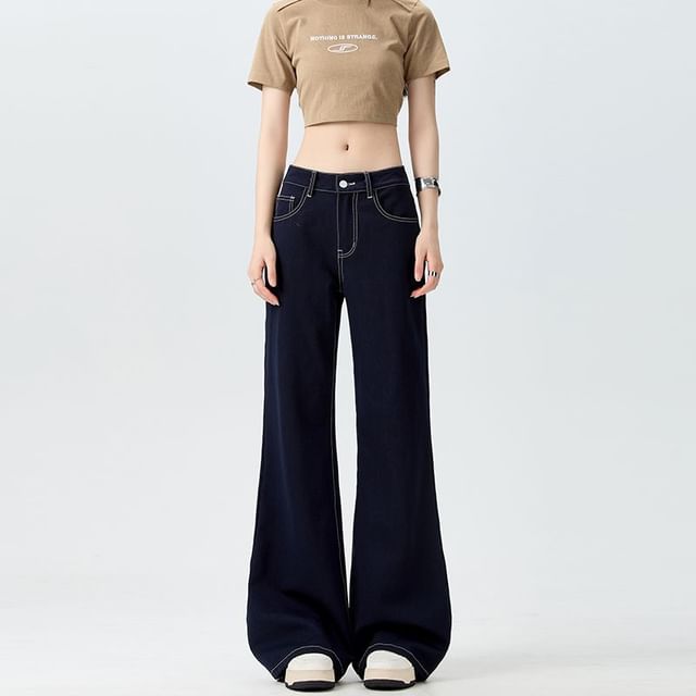 Denimot-Low Waist Flared Jeans Various Designs