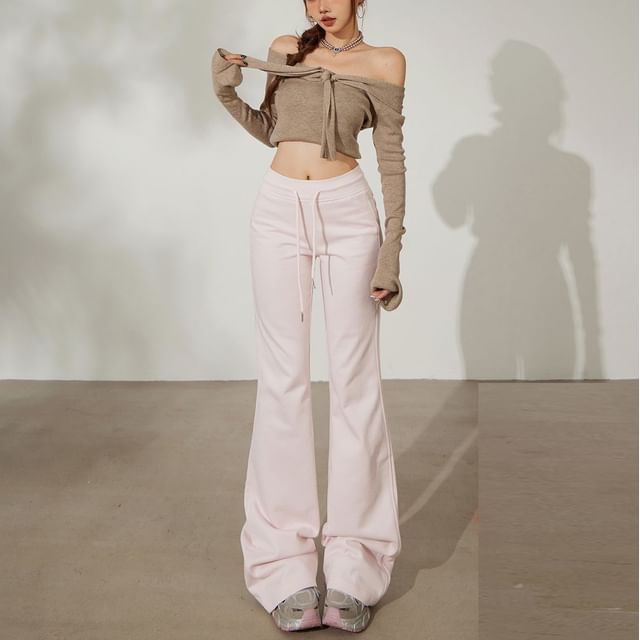 Denimot-Mid Rise Flared Pants Various Designs
