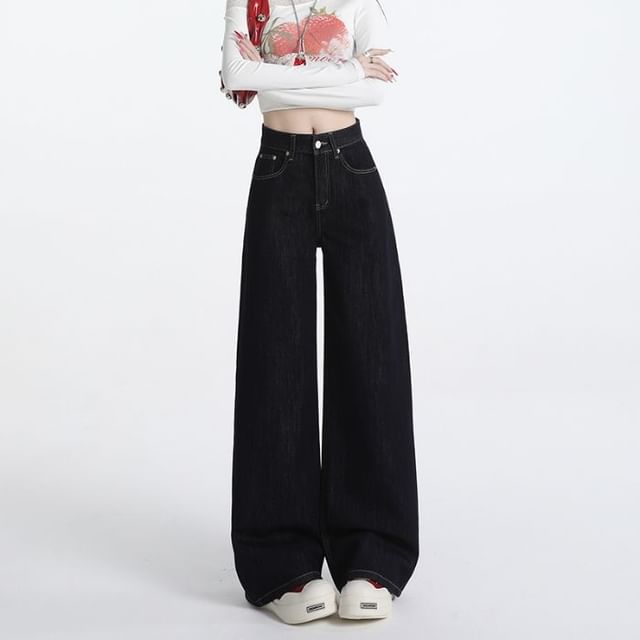 Denimot-Mid Waist Baggy Jeans Various Designs
