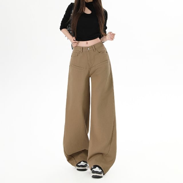 Denimot-Mid Waist Baggy Jeans Various Designs