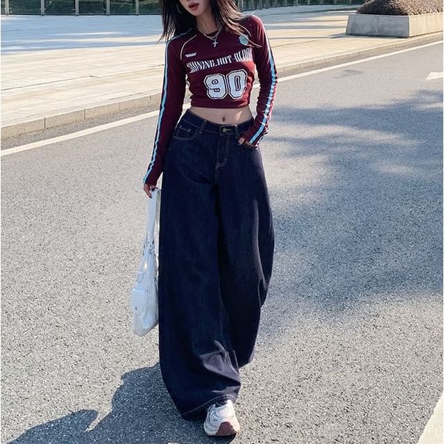 Denimot-Mid Waist Baggy Jeans Various Designs