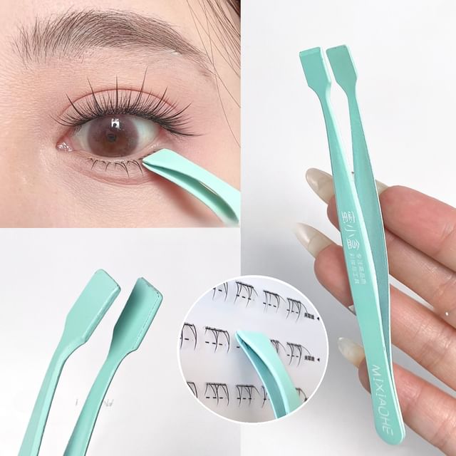 denivyse-Plastic Eyelash Tweezers