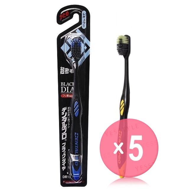 DENTALPRO-Black Diamond Super Fine Toothbrush 5pcs Bundle Set