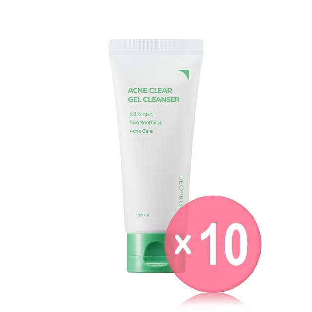 DEOPROCE-Acne Clear Gel Cleanser 10pcs Bundle Set