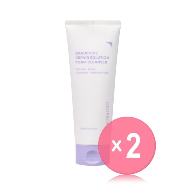 DEOPROCE-Bakuchiol Repair Solution Foam Cleanser 2pcs Bundle Set