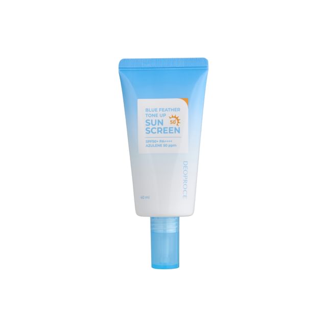 DEOPROCE-Blue Feather Tone-Up Sun Screen