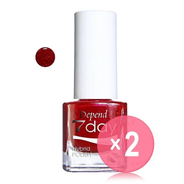 Depend Cosmetic-7day Hybrid Polish 70063 Make A Wish 2pcs Bundle Set